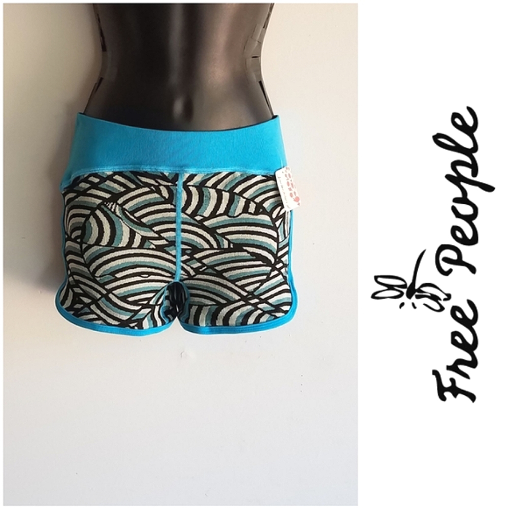 Free People Movement Training Logo Shorts